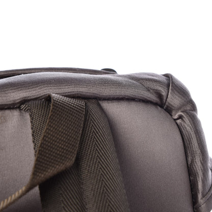 Prada Satin Double Buckle Backpack Fumo 14 of 18