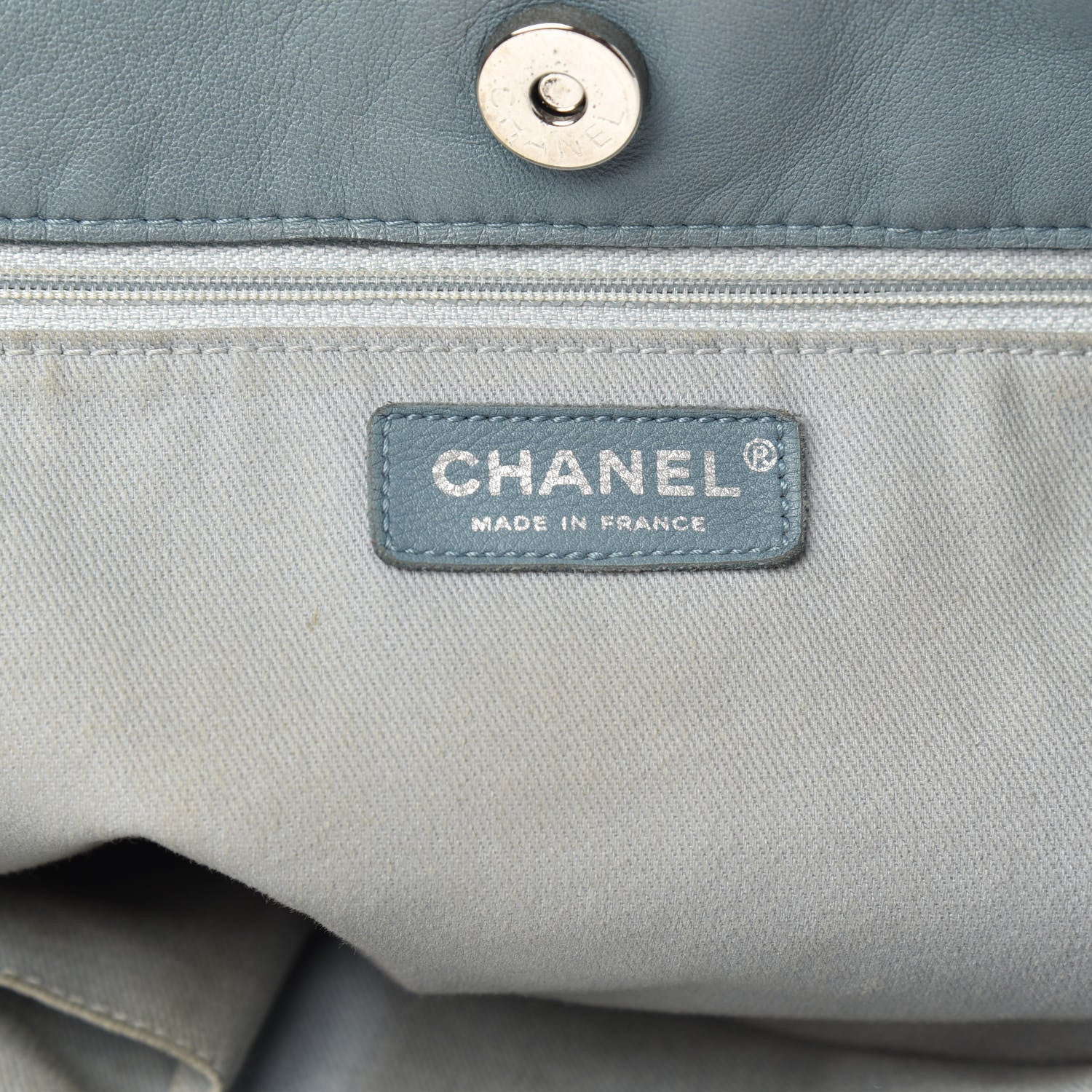 Chanel Lambskin Sensual Hobo Blue 6 of 12