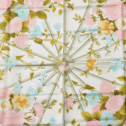 Hermes Jacquard Silk Romantique Scarf 90 2 of 5