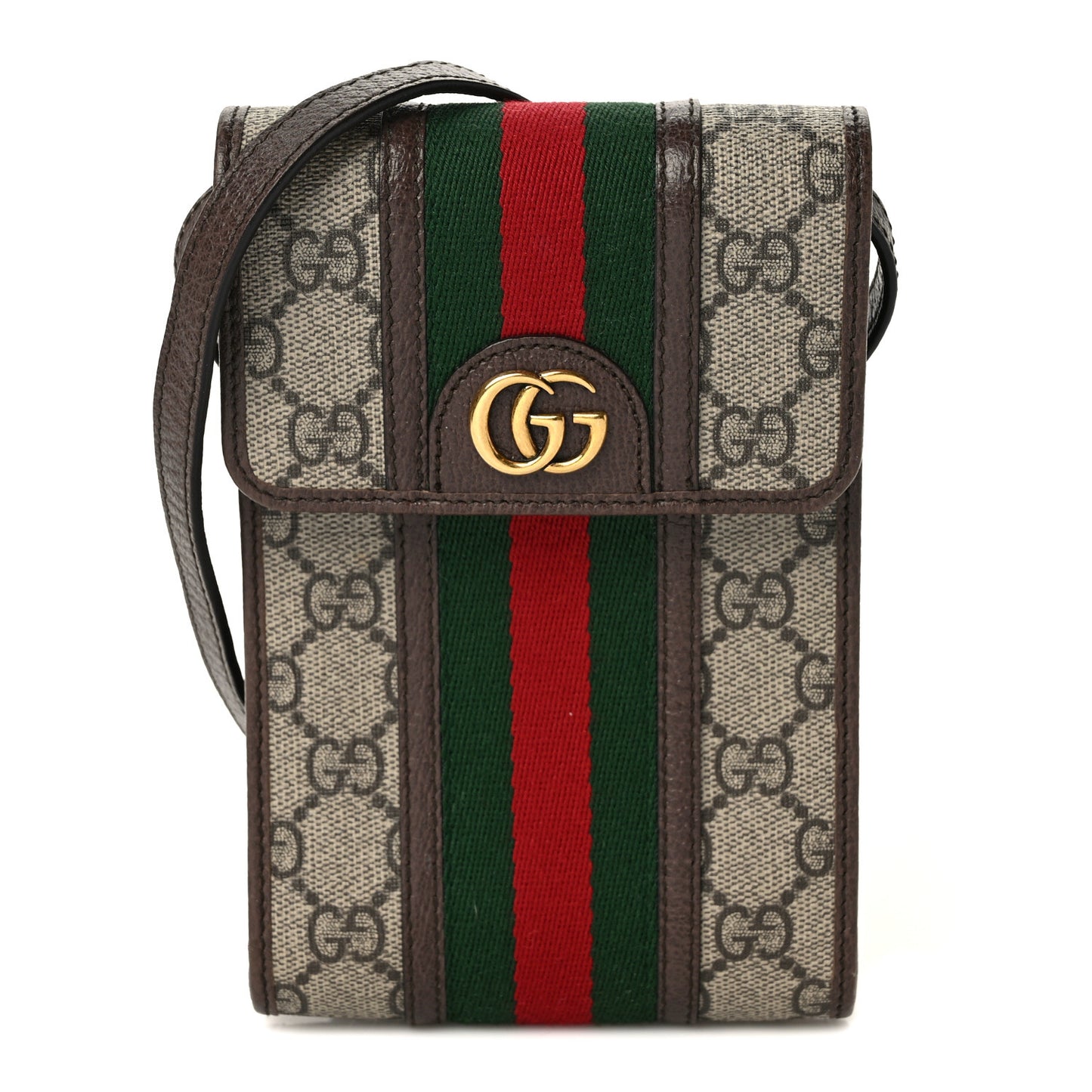GG Supreme Monogram Web Mini Ophidia Crossbody Bag Beige New Acero