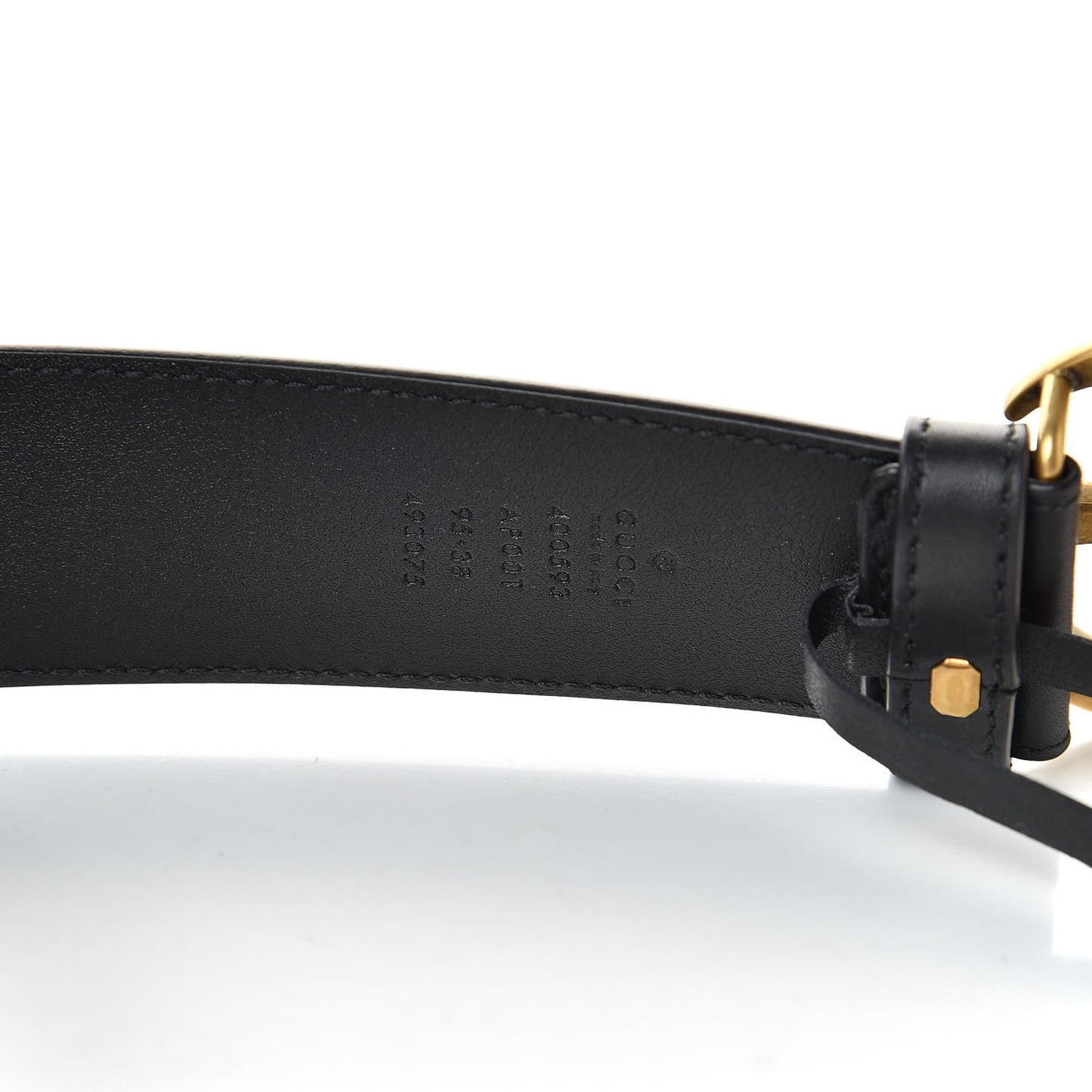 Calfskin Double G 40mm Belt 95 38 Black