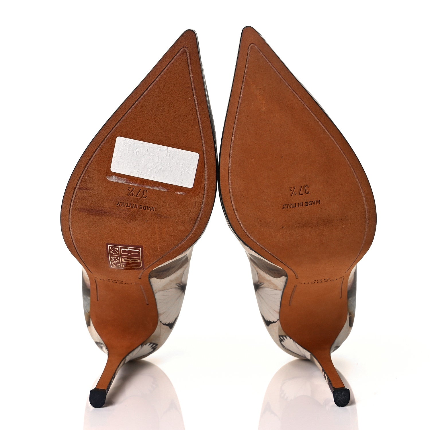 Givenchy Lambskin Print Pointed Toe Pumps 37.5 Multicolor 5 of 10