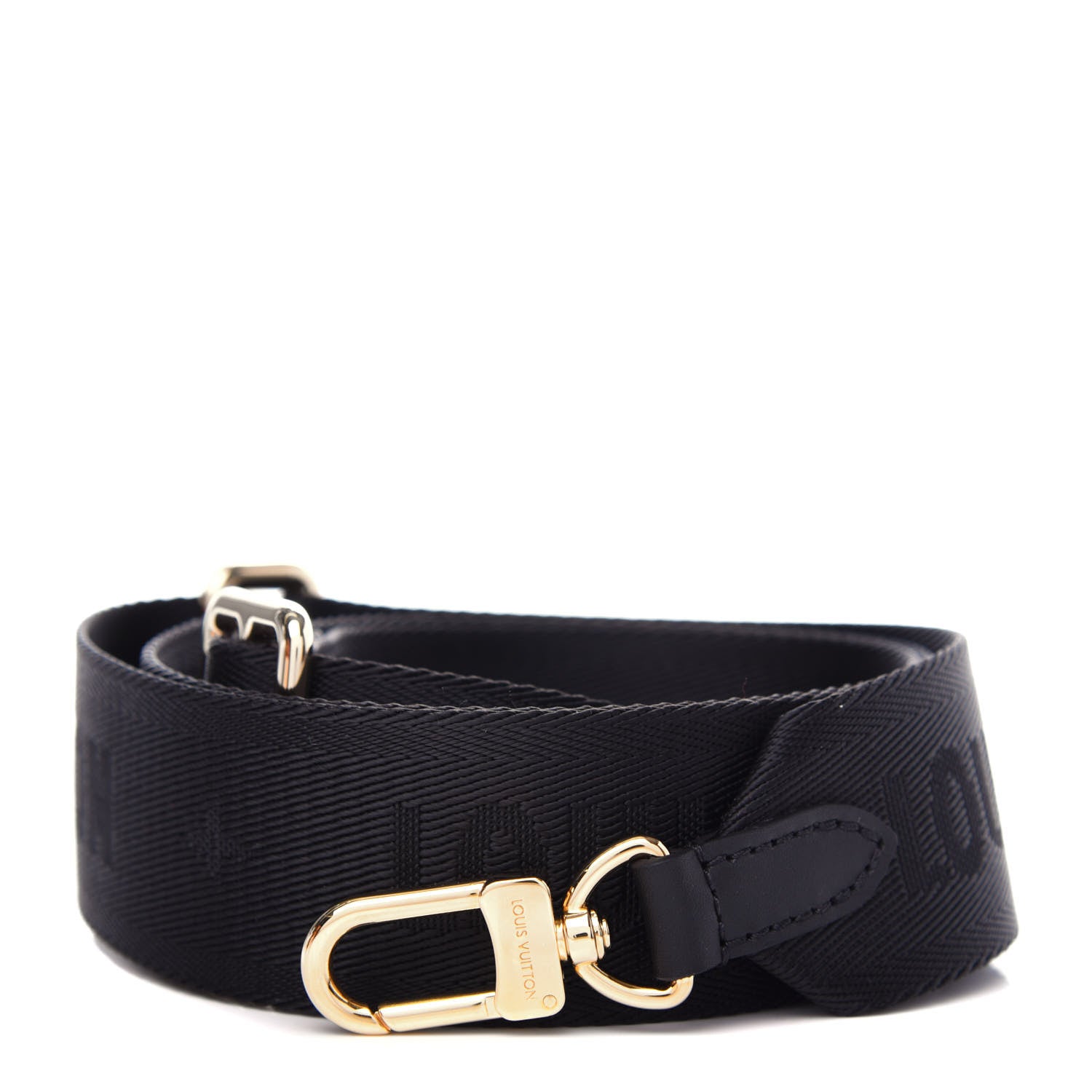 Louis Vuitton Nylon Petite Malle Souple Shoulder Strap Black 1 of 4