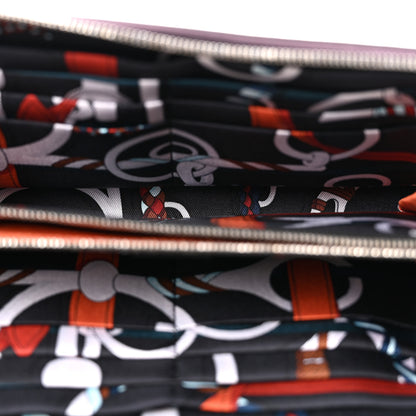 Hermes Epsom Silk'In Wallet Raisin 5 of 9