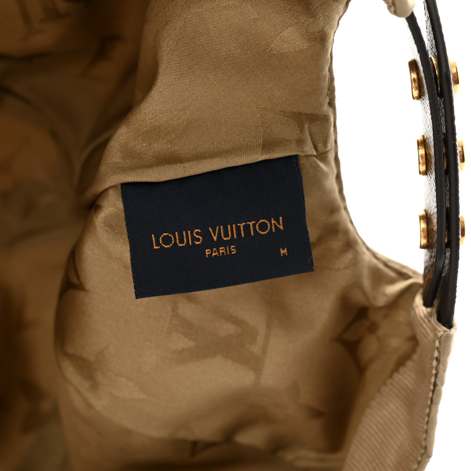 Louis Vuitton Monogram Polyester Silk LV Get Ready Cap M Beige 8 of 10