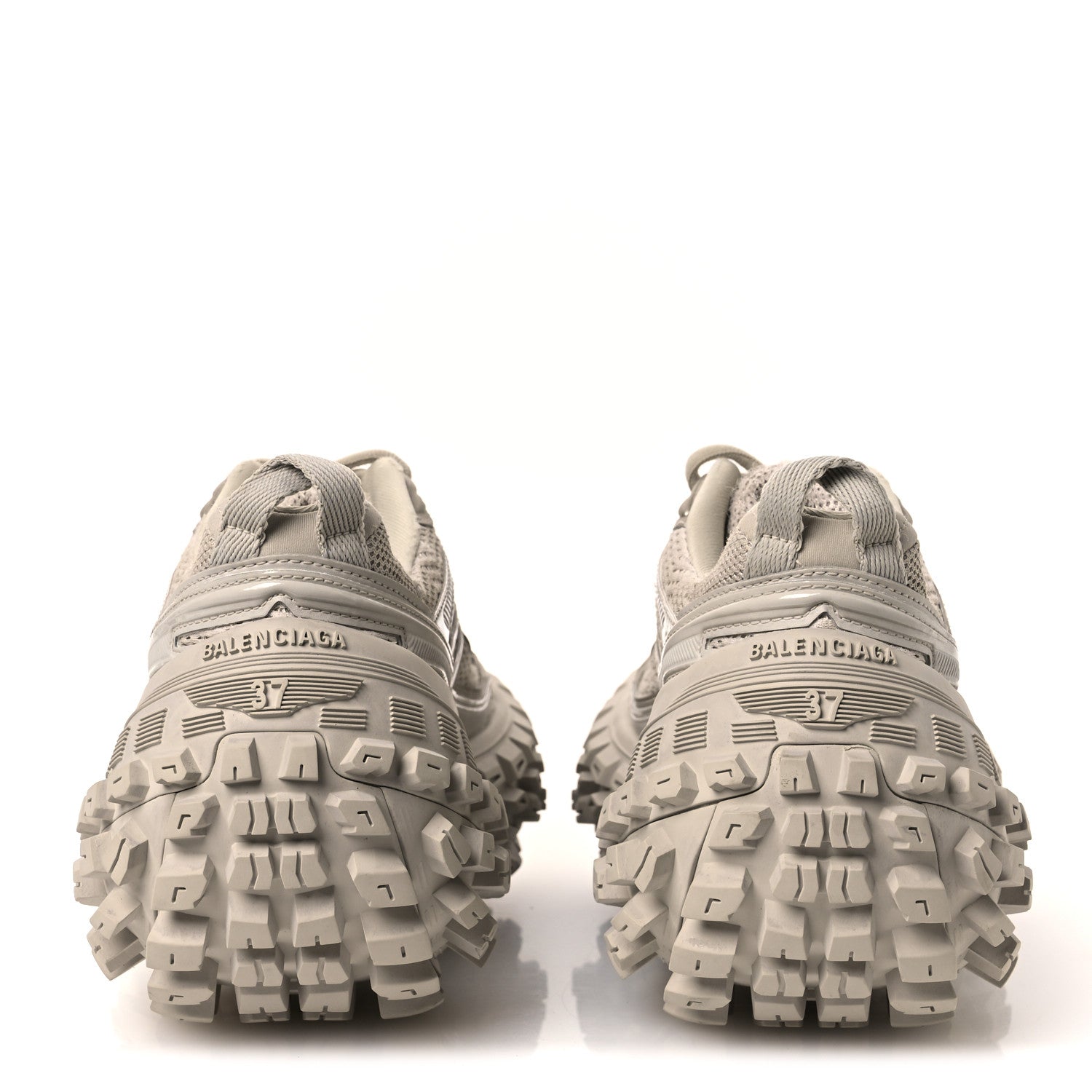 Balenciaga Rubber Mesh Monocolor Womens Defender Sneakers 37