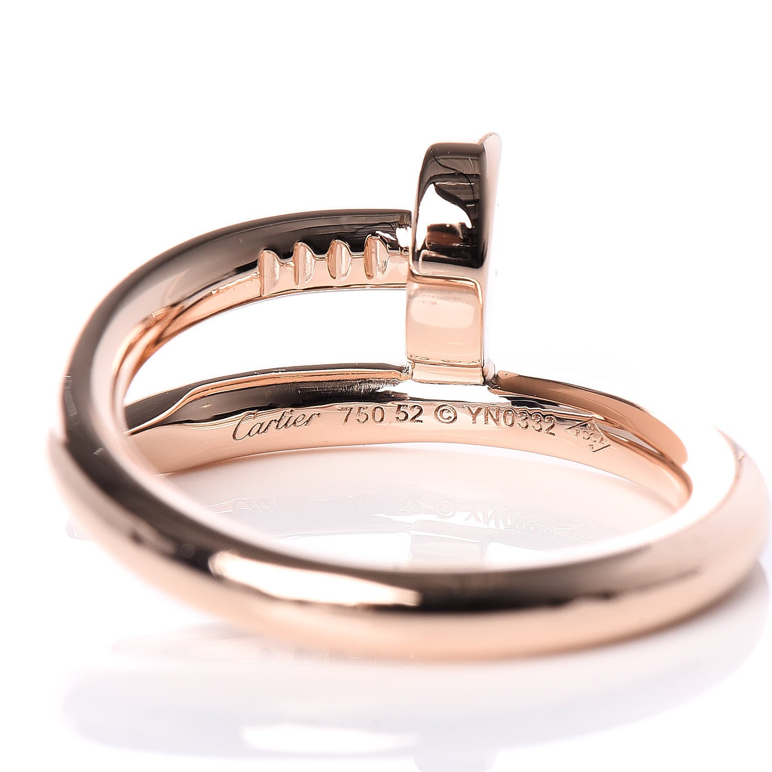 Cartier 18K Pink Gold Juste Un Clou Ring 52 6 5 of 6