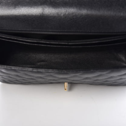 Chanel Caviar Quilted Maxi Single Flap Black 7 of 10