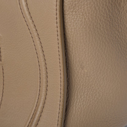 Celine Supple Calfskin Medium Phantom Luggage Beige 13 of 21