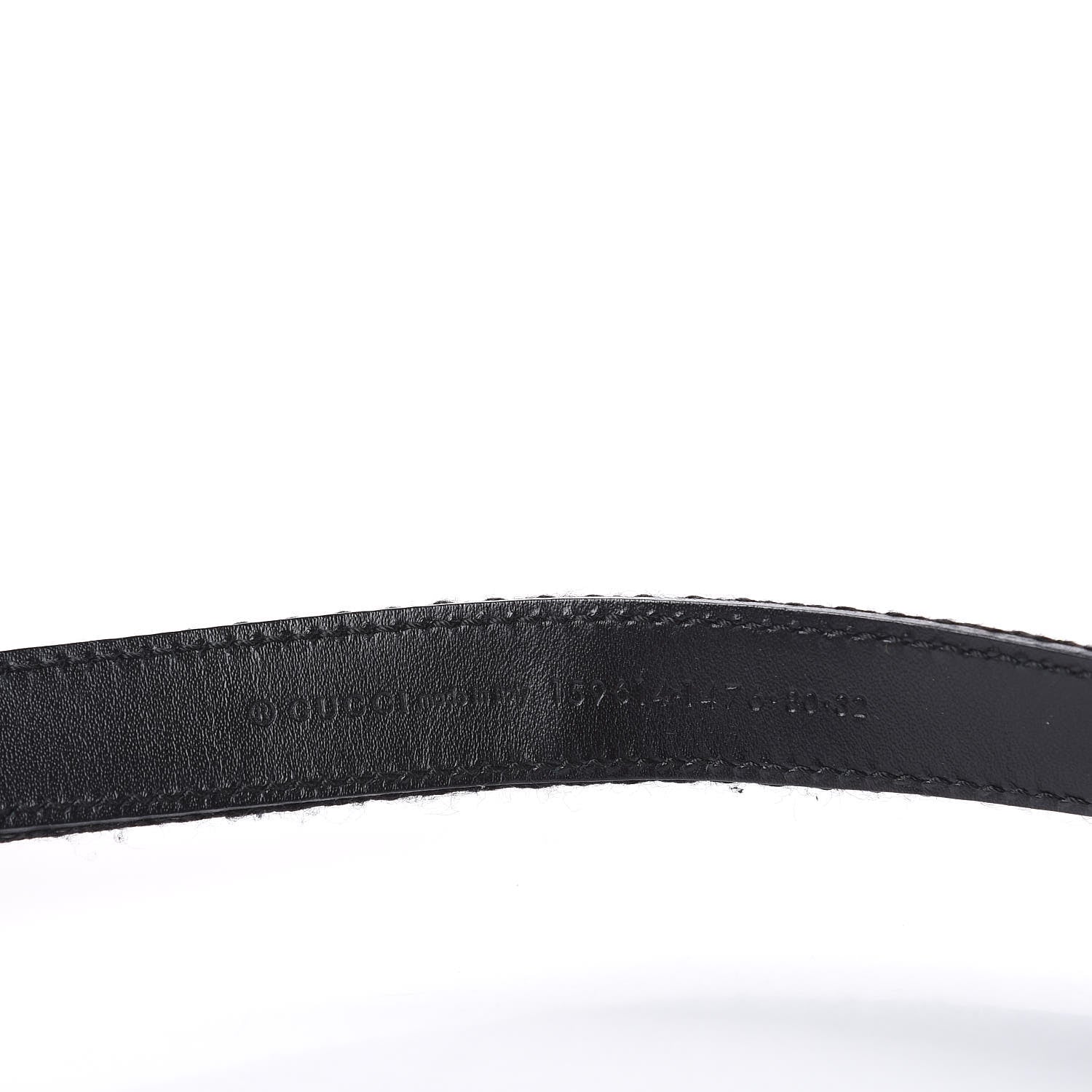 Gucci Canvas Web Interlocking G Belt 80 32 Black 6 of 6
