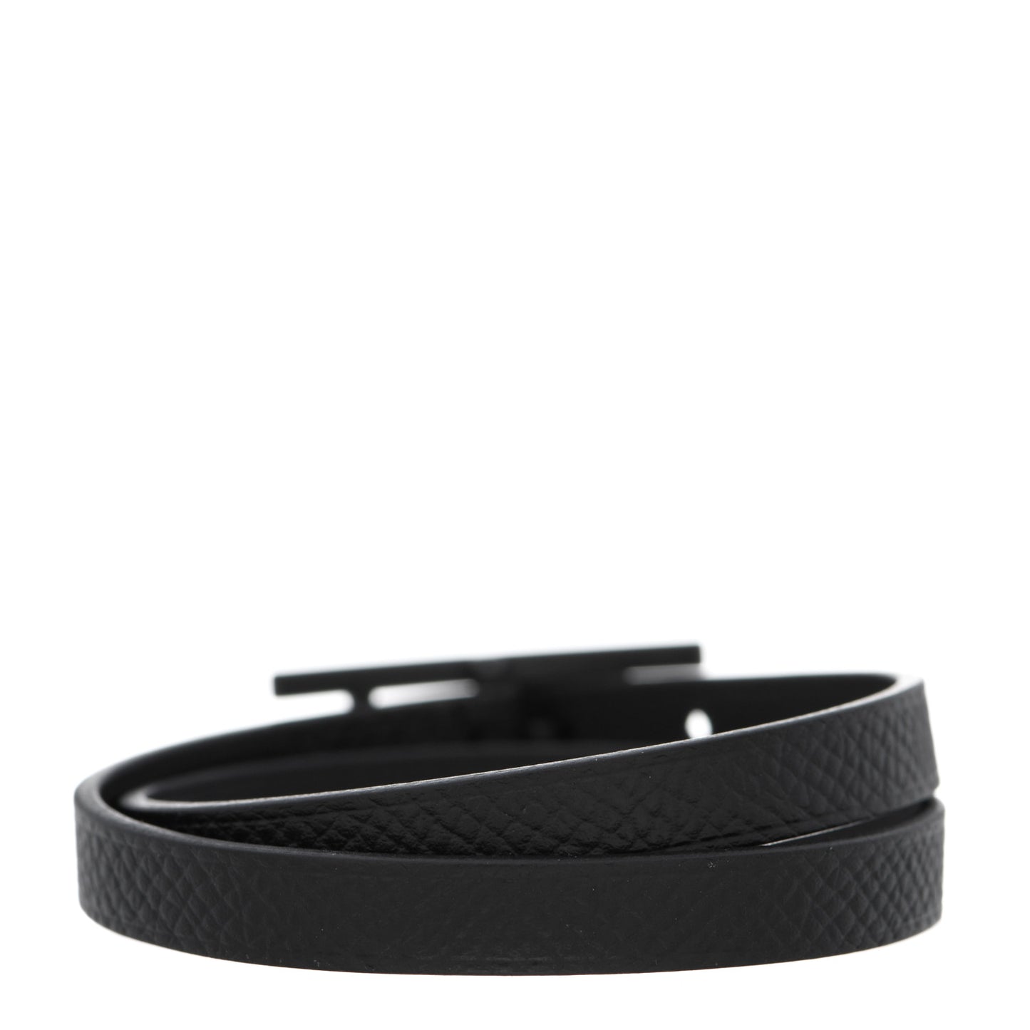Epsom Behapi Double Tour Bracelet Black