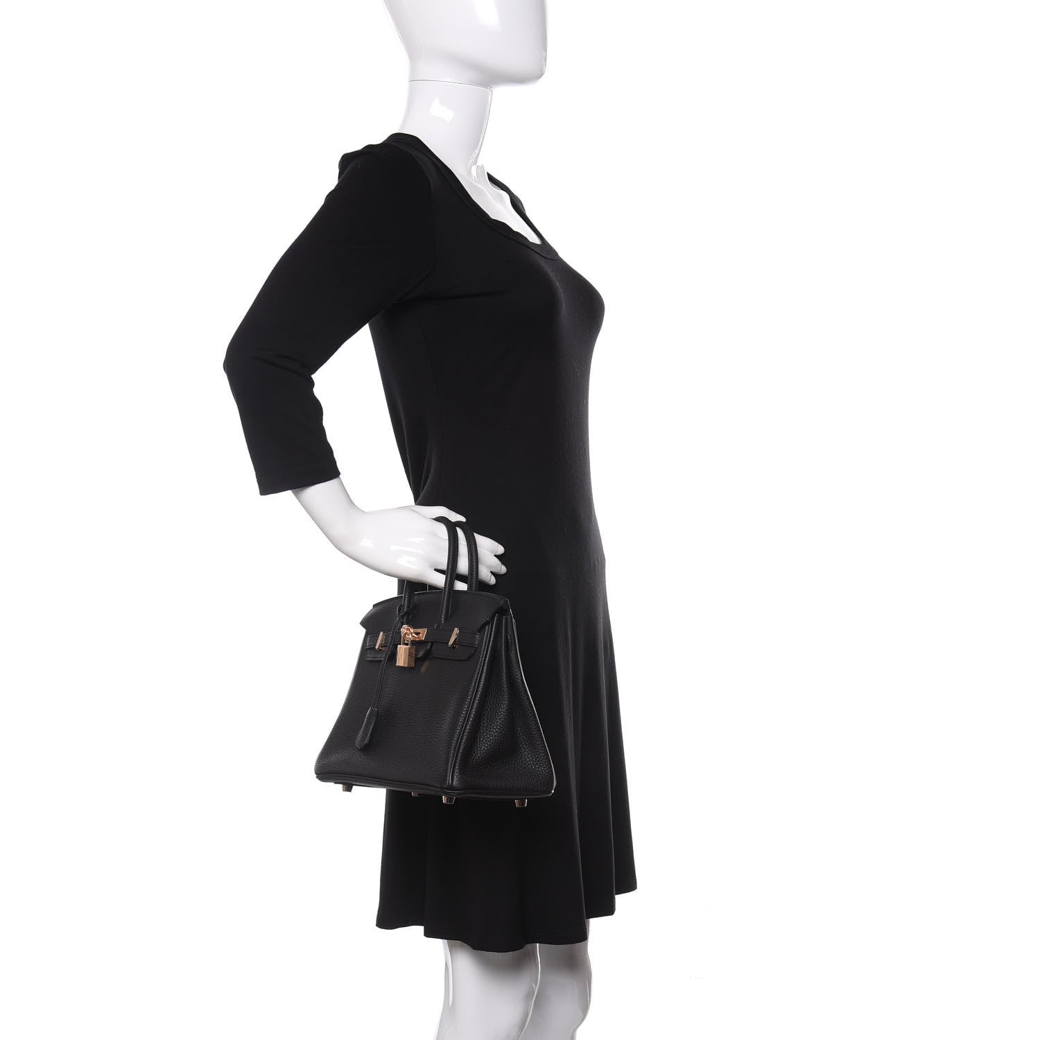 Hermes Togo Birkin 25 Black 2 of 11