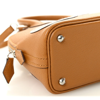 Hermes Chevre Mysore Pique Colle Mini 1923 Bolide Caramel Multicolor 9 of 10
