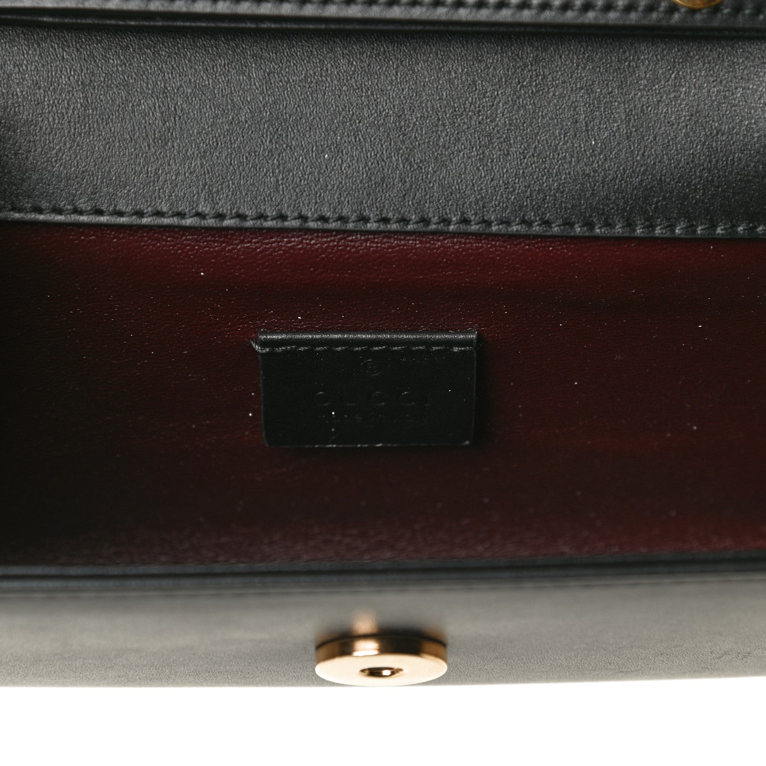 Gucci Smooth Calfskin Mini Zumi Shoulder Bag Black 6 of 13