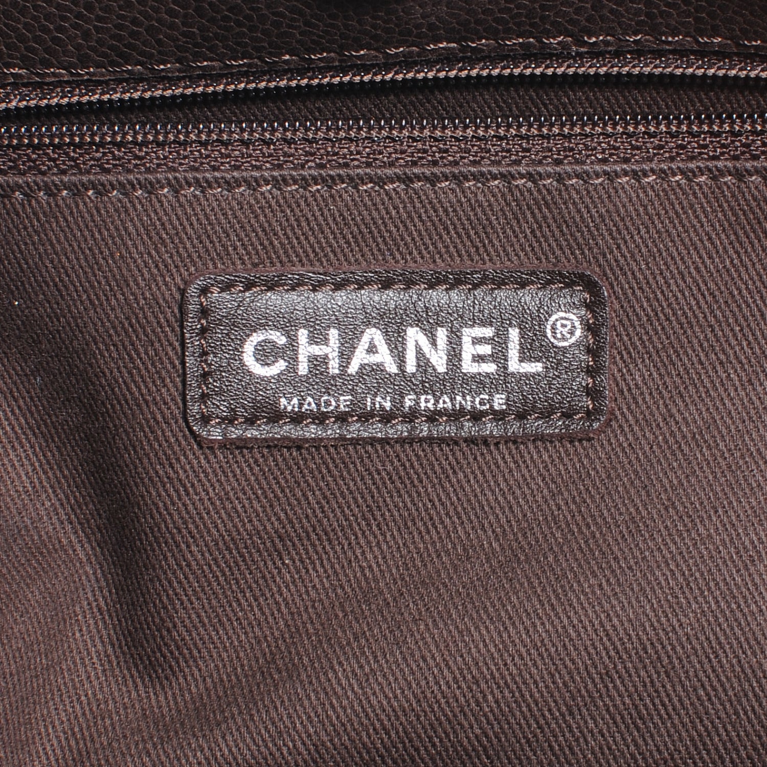Chanel Caviar Timeless Shoulder Bag Brown 6 of 7