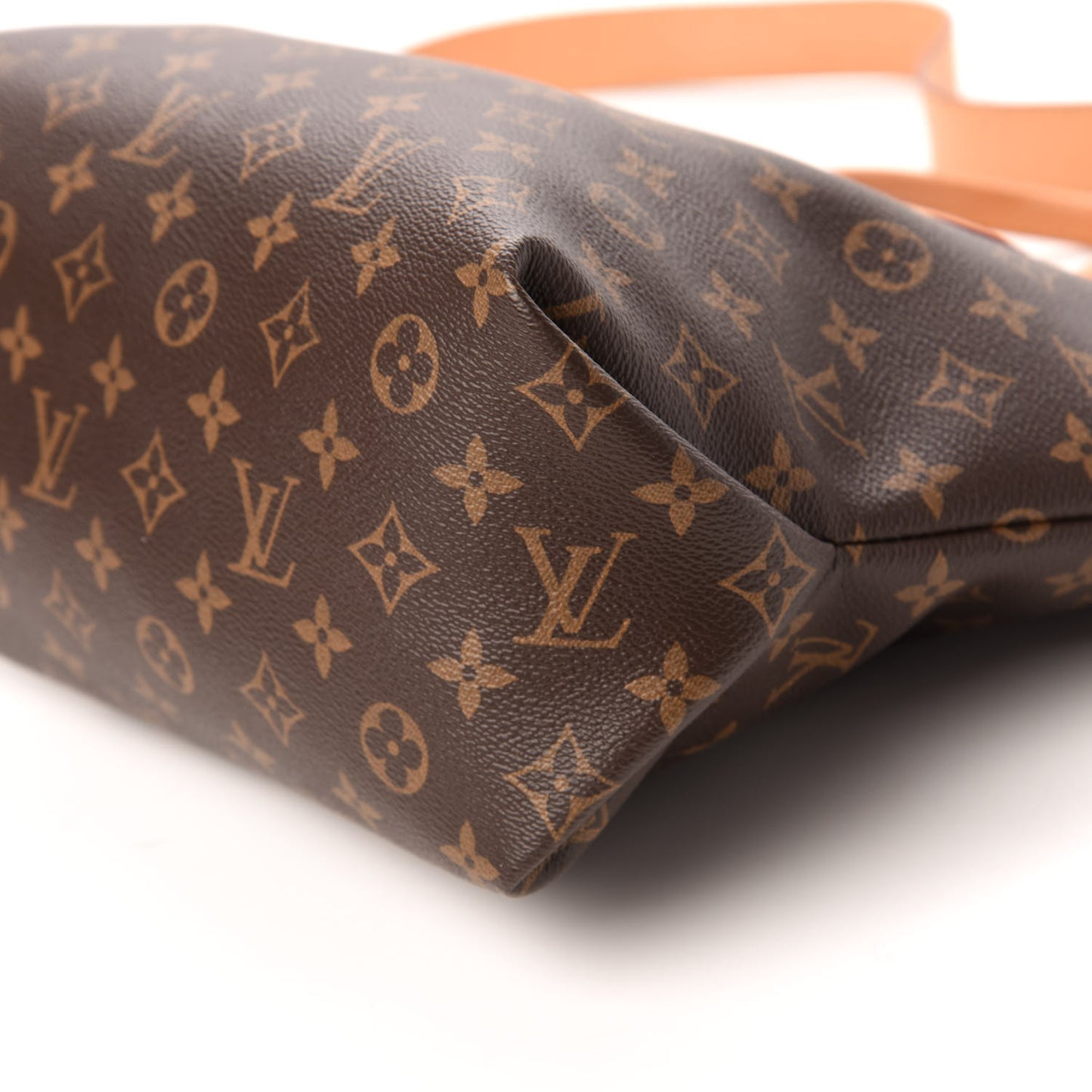 Monogram Flower Zipped Tote MM Beige