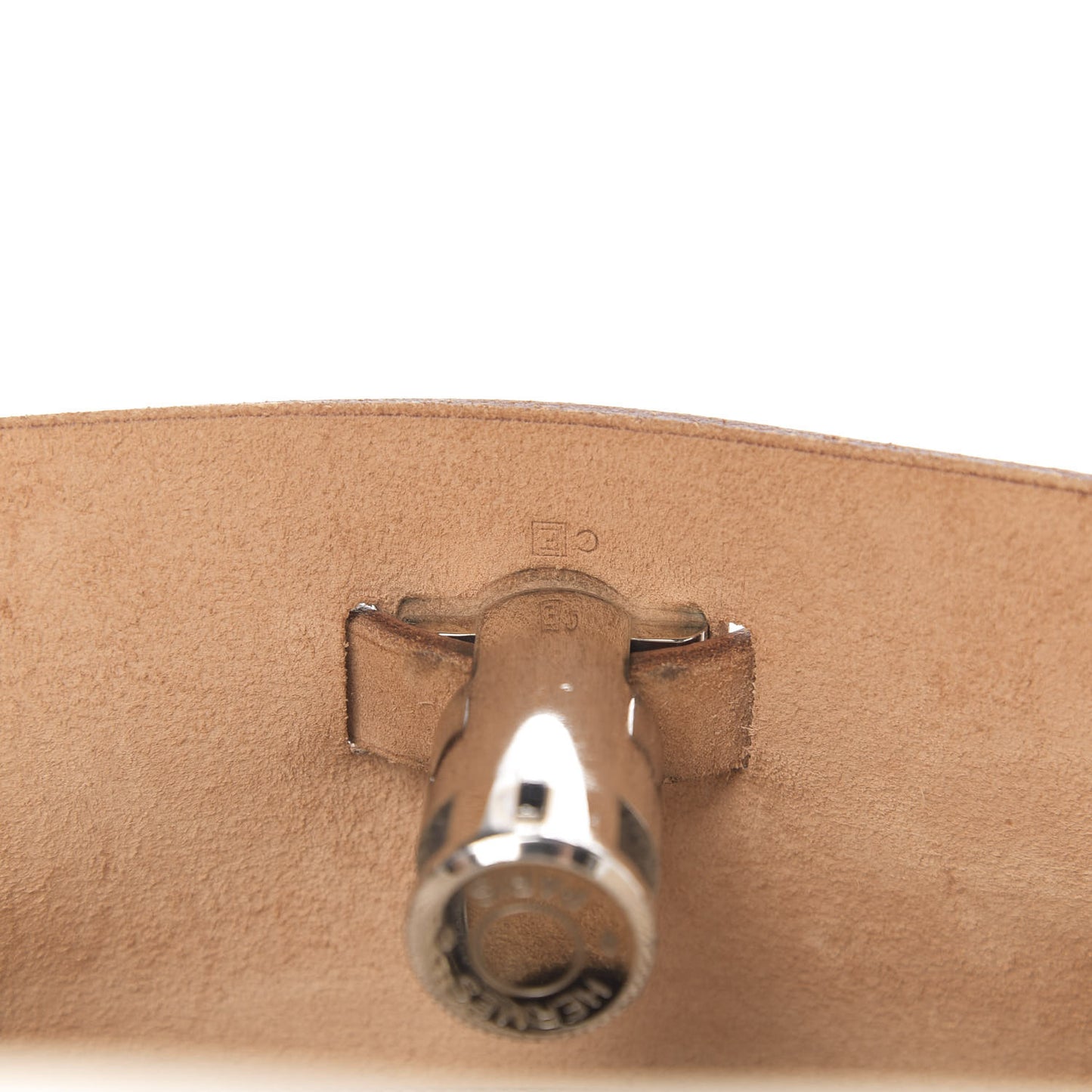 Toile Vache Calfskin Herbag 30 PM Natural