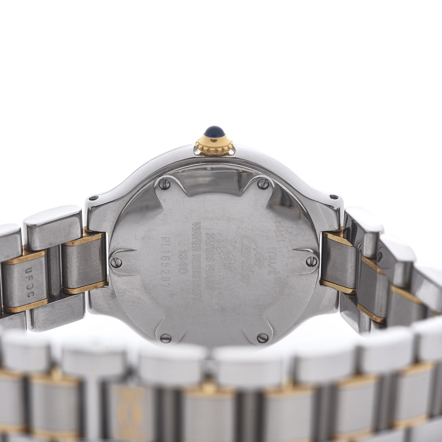 Stainless Steel 18K Yellow Gold 28mm Must De 21 Quartz Watch