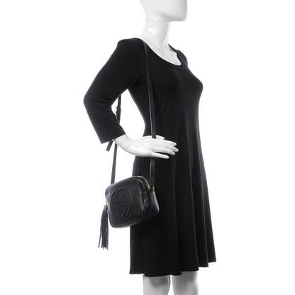 Gucci Pebbled Calfskin Small Soho Disco Bag Black 2 of 7
