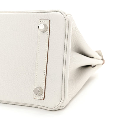 Hermes Togo Birkin 25 Gris Pale 10 of 11