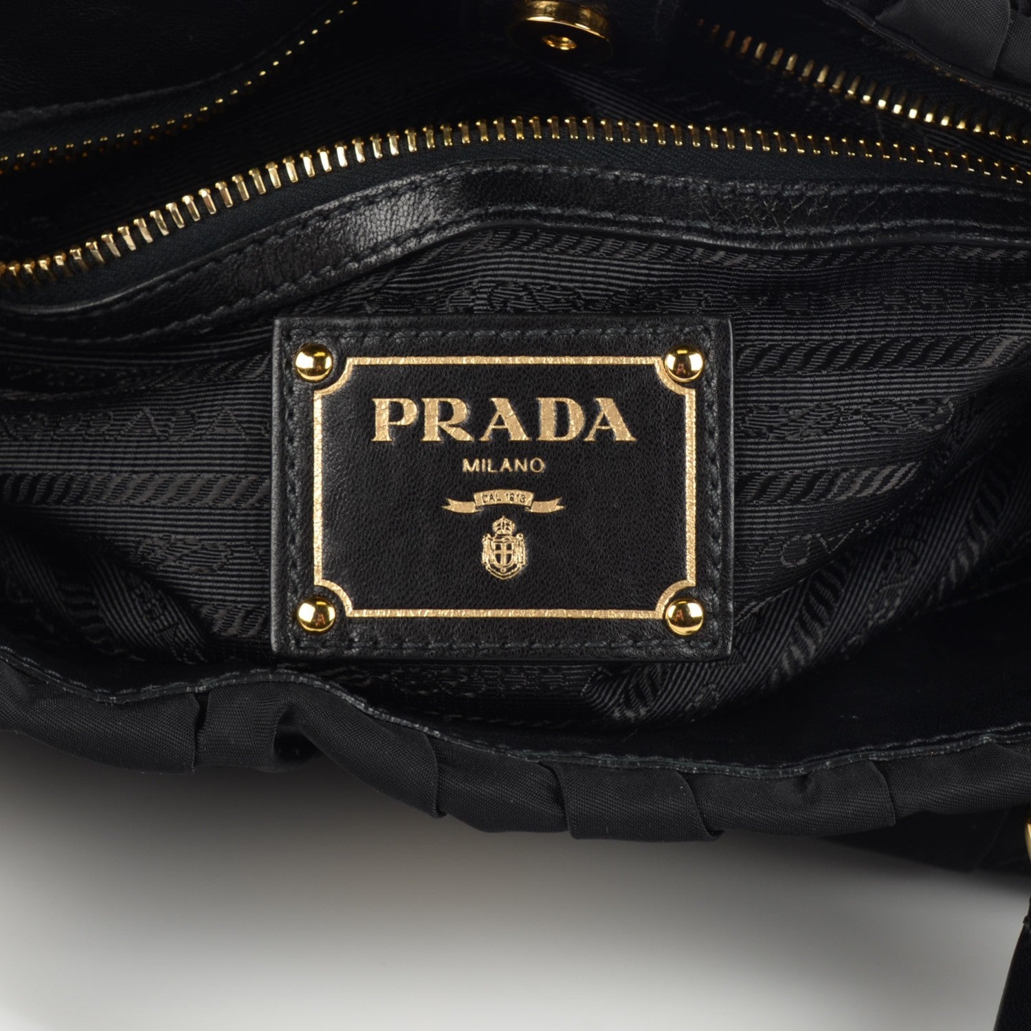 Prada Tessuto Nylon Gaufre Tote Nero Black 8 of 11