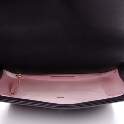 Chanel Caviar Quilted Large Studded Flap Black 4 of 13