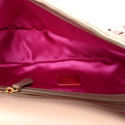 Fendi Sequin Paillettes Vitello Grace Sex and the City Baguette Tortora 5 of 10