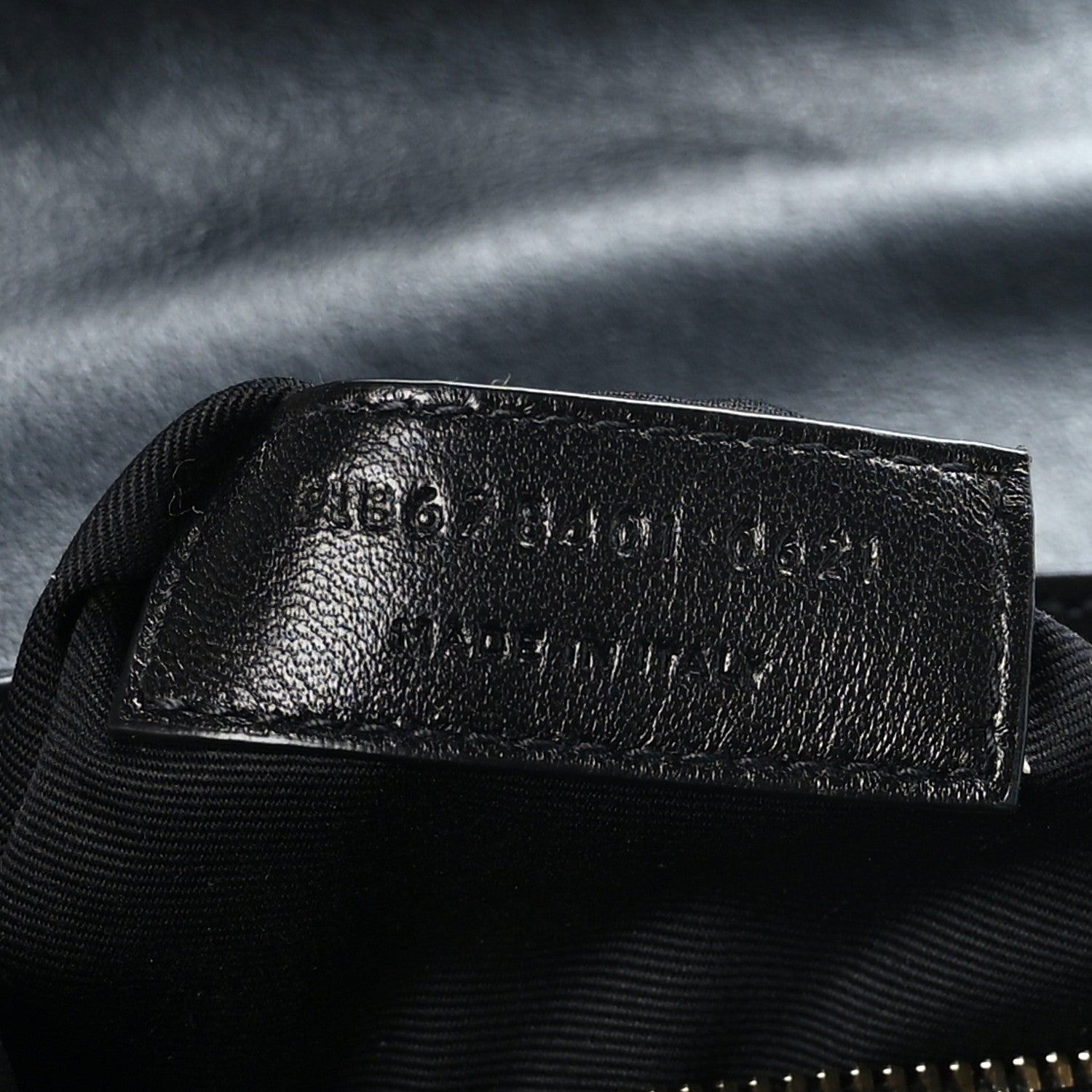 Saint Laurent Calfskin Y Quilted Monogram Toy Loulou Crossbody Bag Black 7 of 9