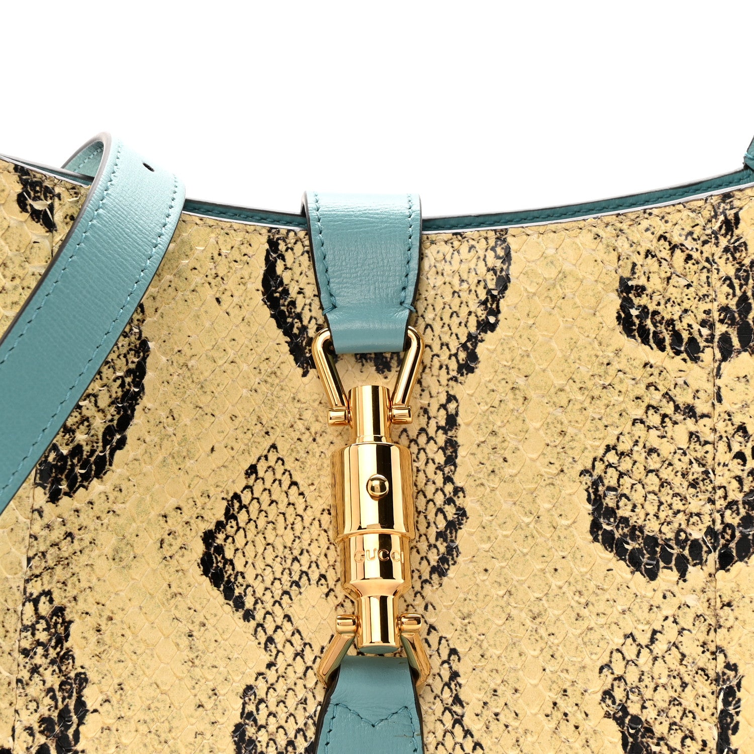 Gucci Snakeskin Calfskin Small Jackie 1961 Hobo Multicolor 8 of 14