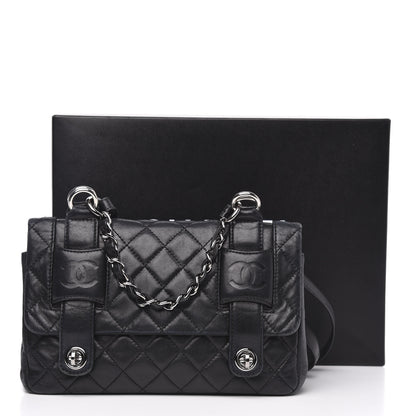 Chanel Lambskin Quilted Small Messenger Bag Black 16 of 17