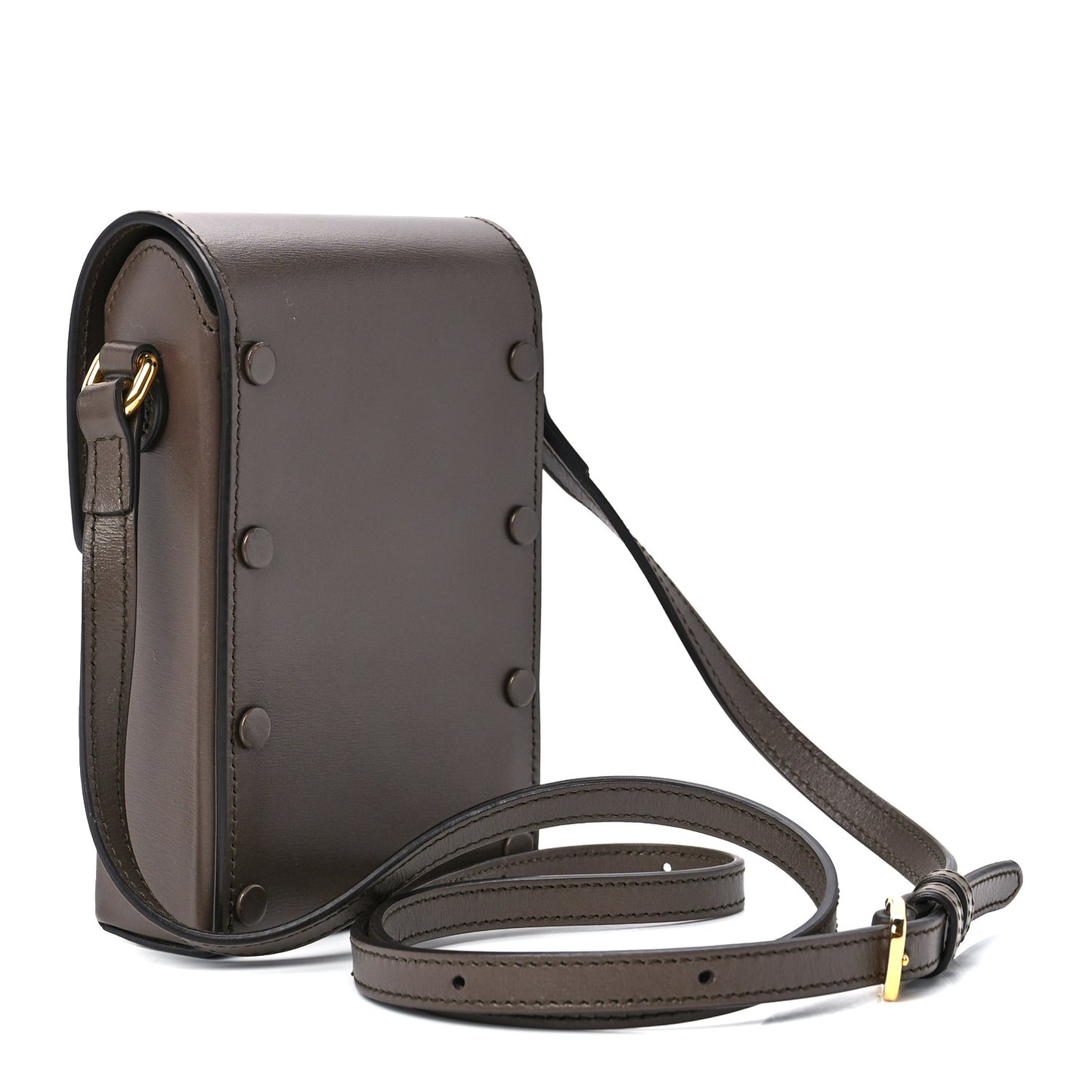 Boarded Plutone Calfskin Mini Horsebit 1955 Crossbody Bag New Acero
