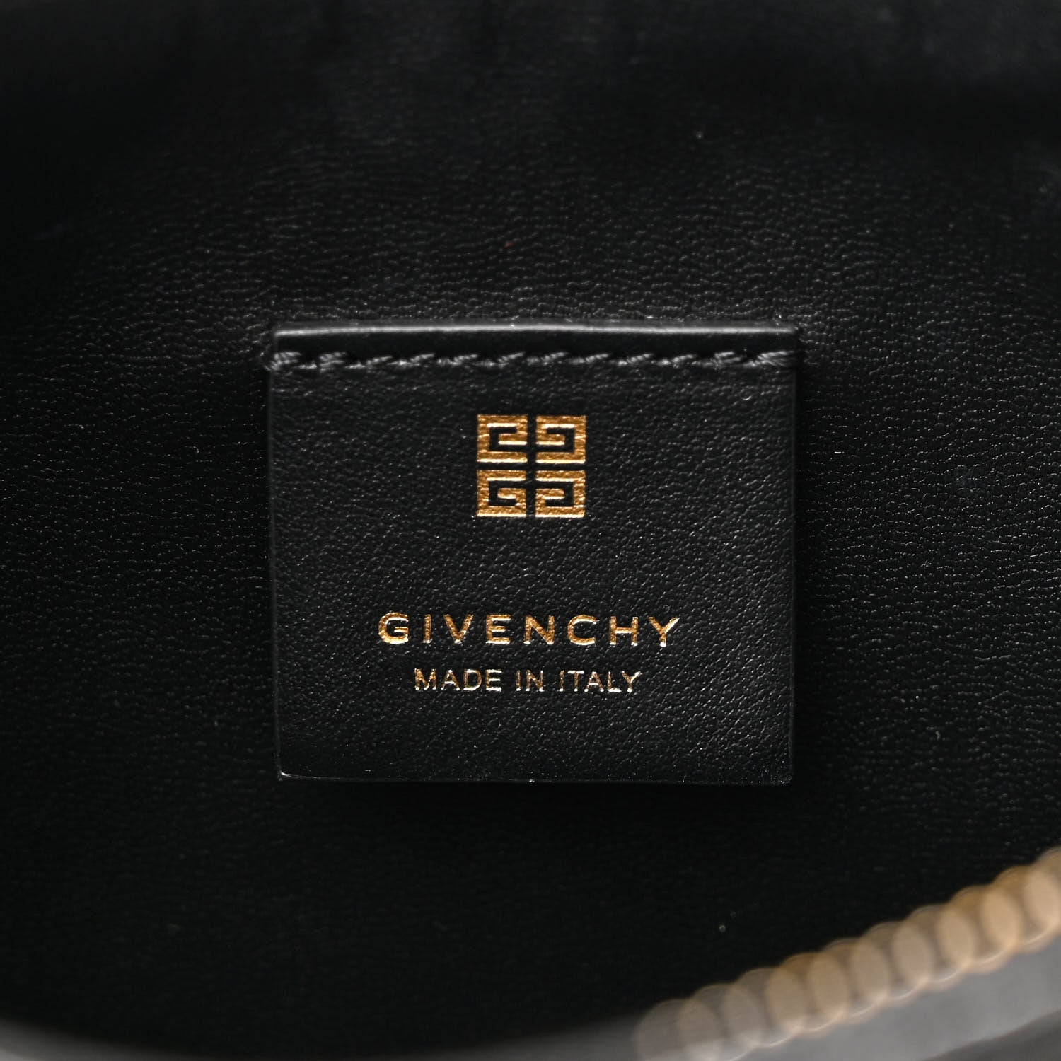 Givenchy Coated Canvas Logo 4G Embossed Small Moon Cut Out Shoulder Bag Black 6 of 9