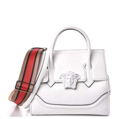 Versace Calfskin Medium Palazzo Empire Bag White 1 of 8