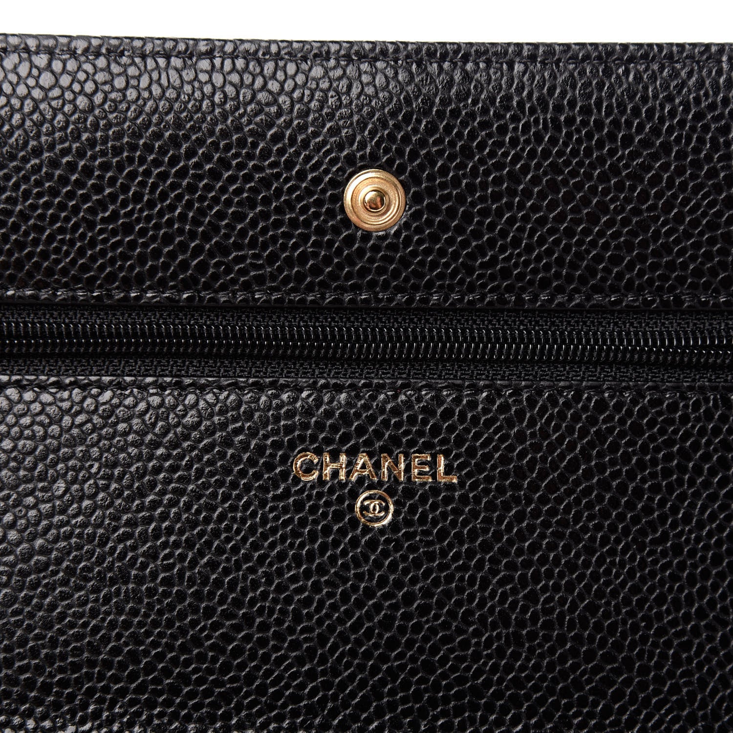 Chanel Caviar Quilted Wallet On Chain WOC Black 6 of 10