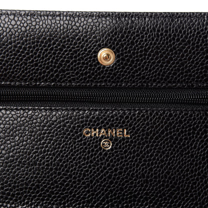 Chanel Caviar Quilted Wallet On Chain WOC Black 6 of 10