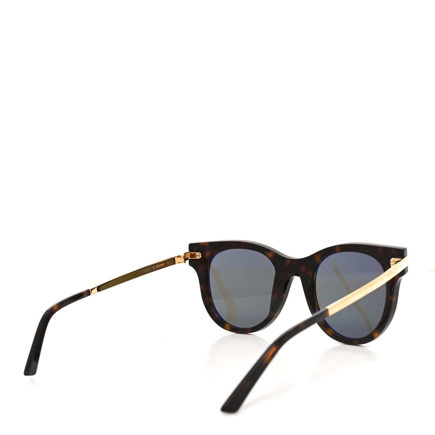 Acetate Panthere Cartier Sunglasses CT0024S Gold Dark Havana
