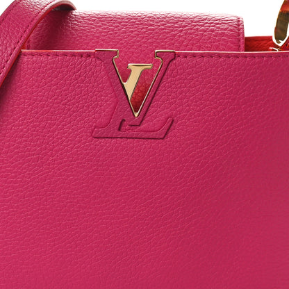 Louis Vuitton Taurillon Capucines BB Hibiscus Flamingo 7 of 11