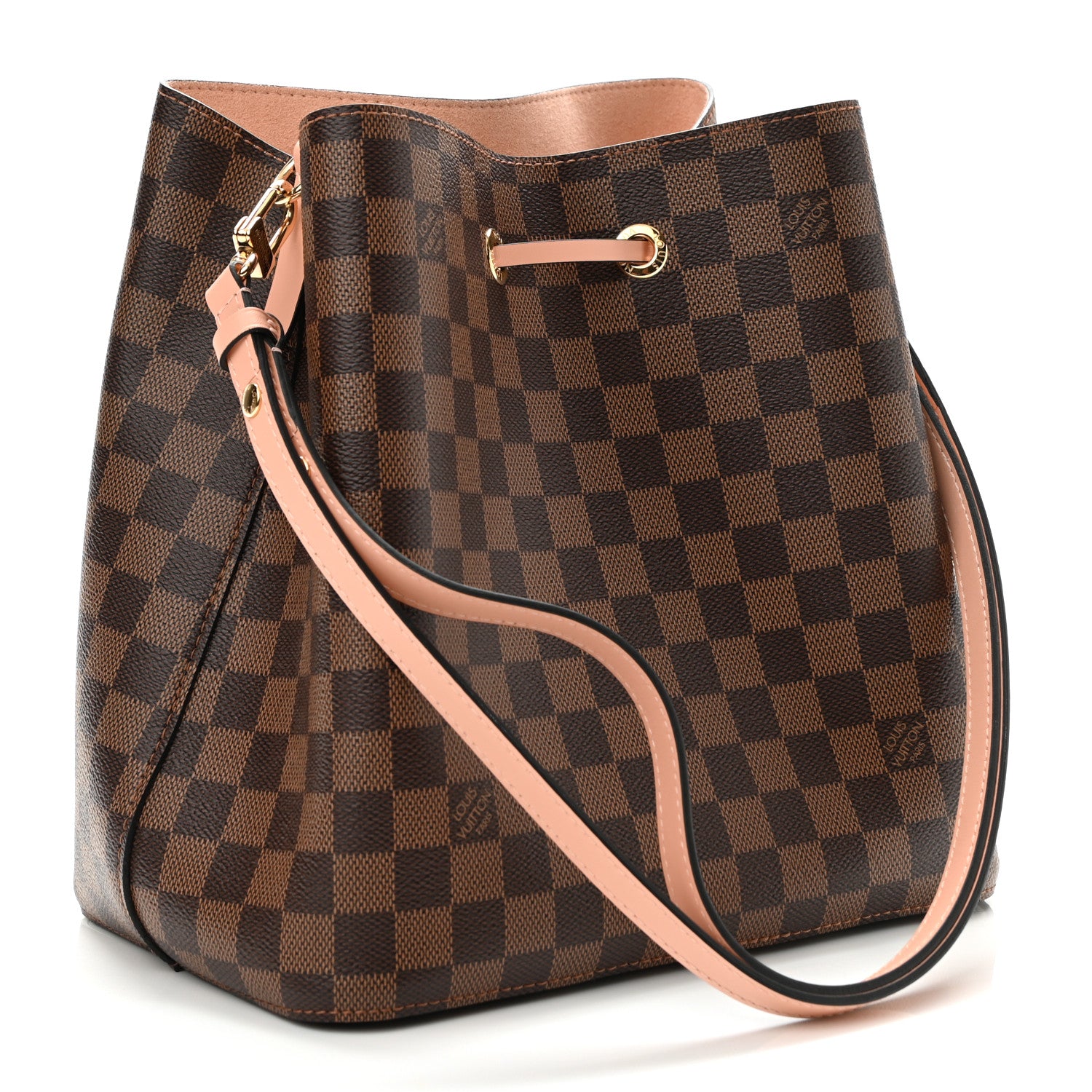 Louis Vuitton Damier Ebene Neonoe MM Venus Pink 3 of 12