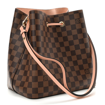 Louis Vuitton Damier Ebene Neonoe MM Venus Pink 3 of 12