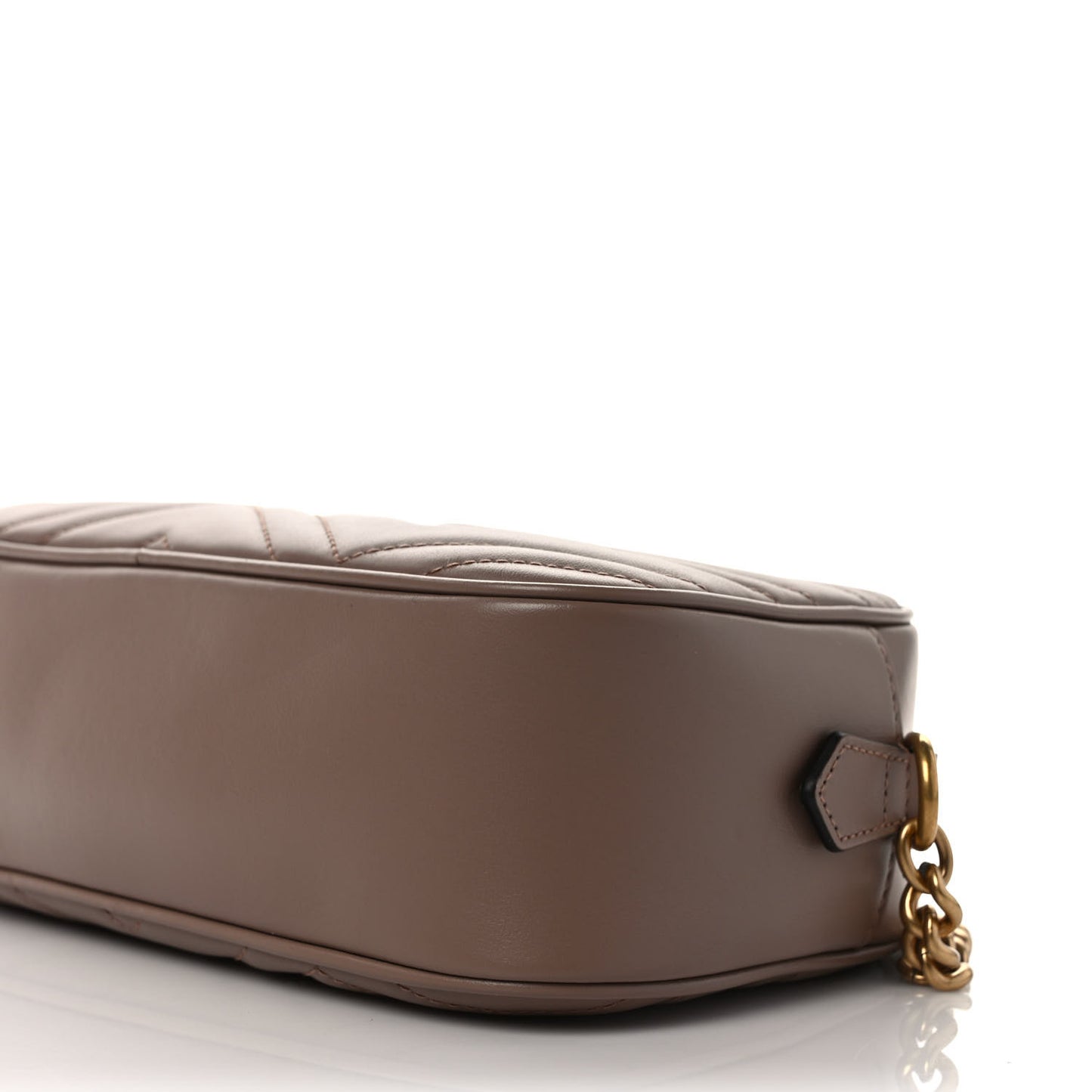 Calfskin Matelasse Small GG Marmont Chain Shoulder Bag Porcelain Rose