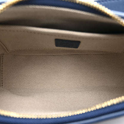 MCM Jacquard Small Aren Hobo Denim Blue 5 of 10