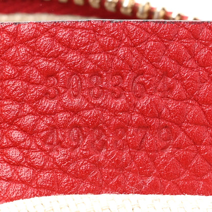 Gucci Pebbled Calfskin Small Soho Disco Bag Tabasco Red 7 of 13
