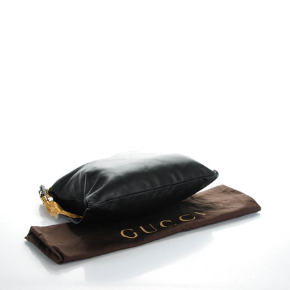 Gucci Lambskin Large 1970 Shoulder Bag Black 5 of 8