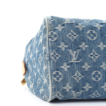 Louis Vuitton Monogram Denim Neo Speedy Blue 8 of 11