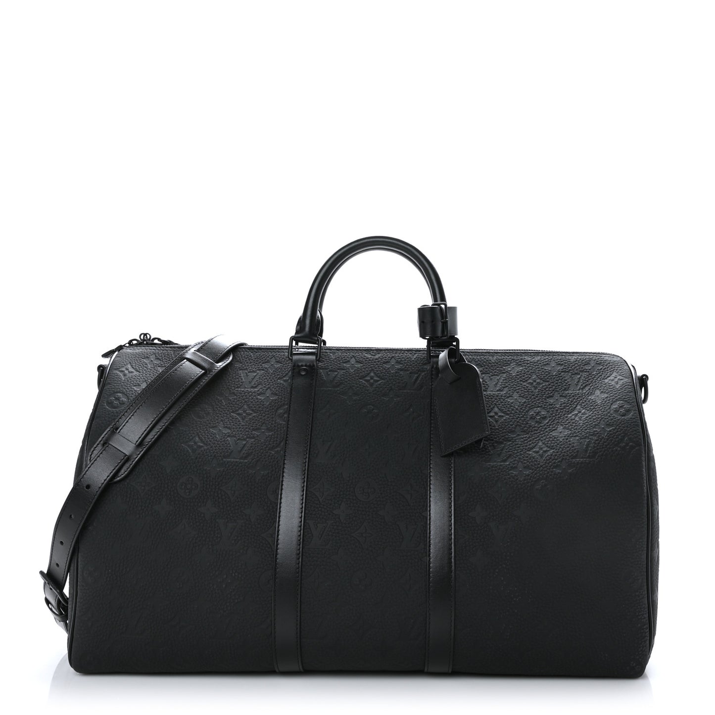 Taurillon Monogram Keepall Bandouliere 50 Black