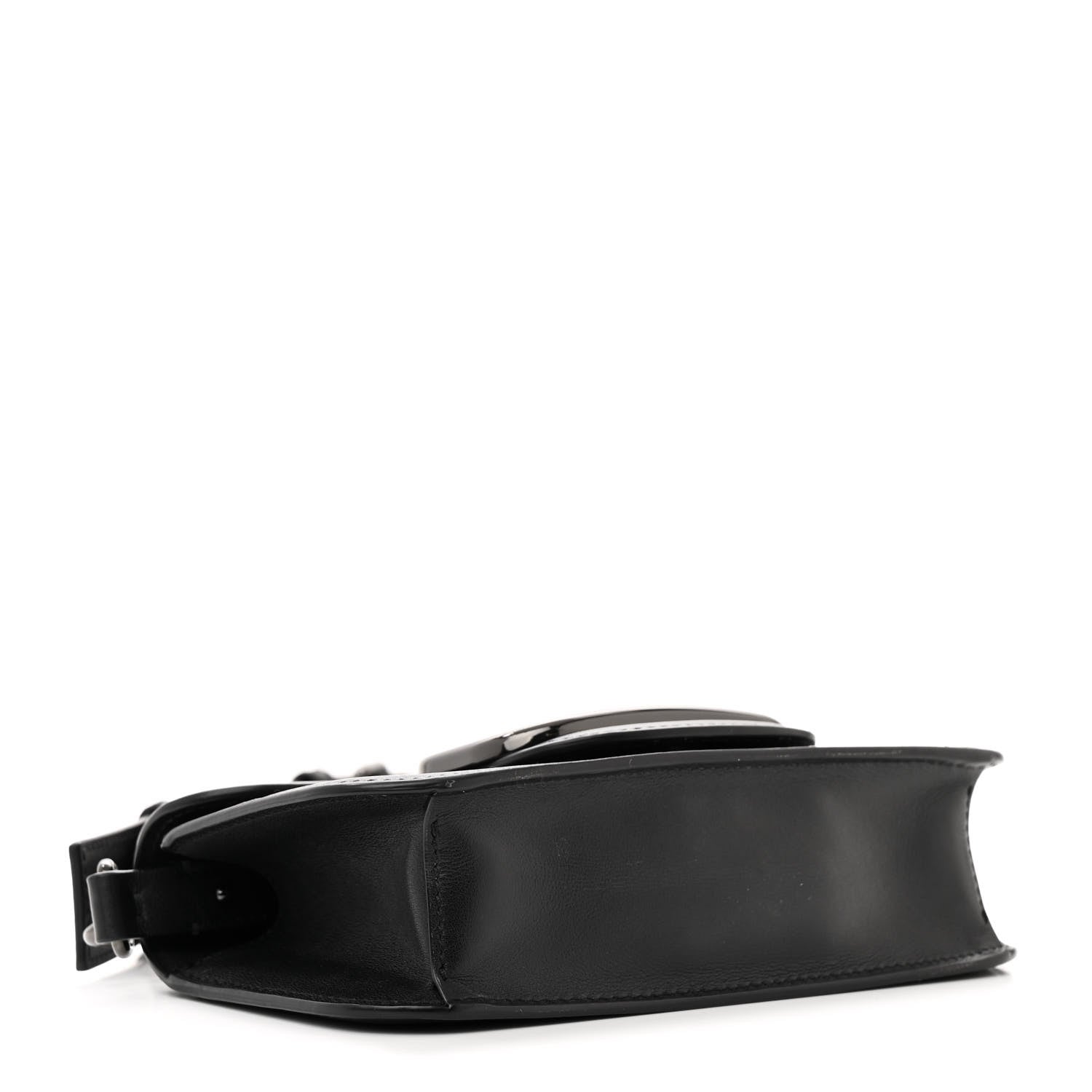 Valentino Garavani Calfskin Monochrome Vlogo Mini Loco Crossbody Bag Black 4 of 15