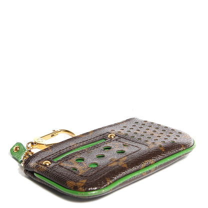 Louis Vuitton Monogram Perforated Key Pouch Green 4 of 7