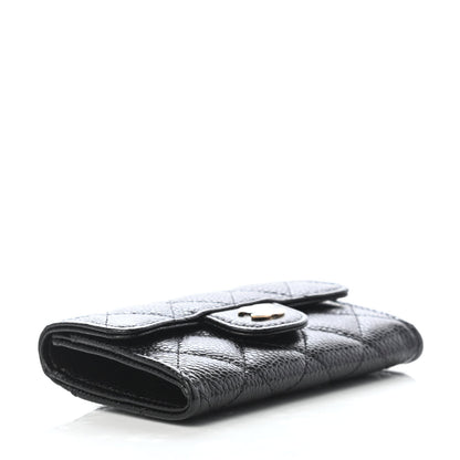 Chanel Caviar Quilted Flap Card Holder Wallet Black 4 of 9