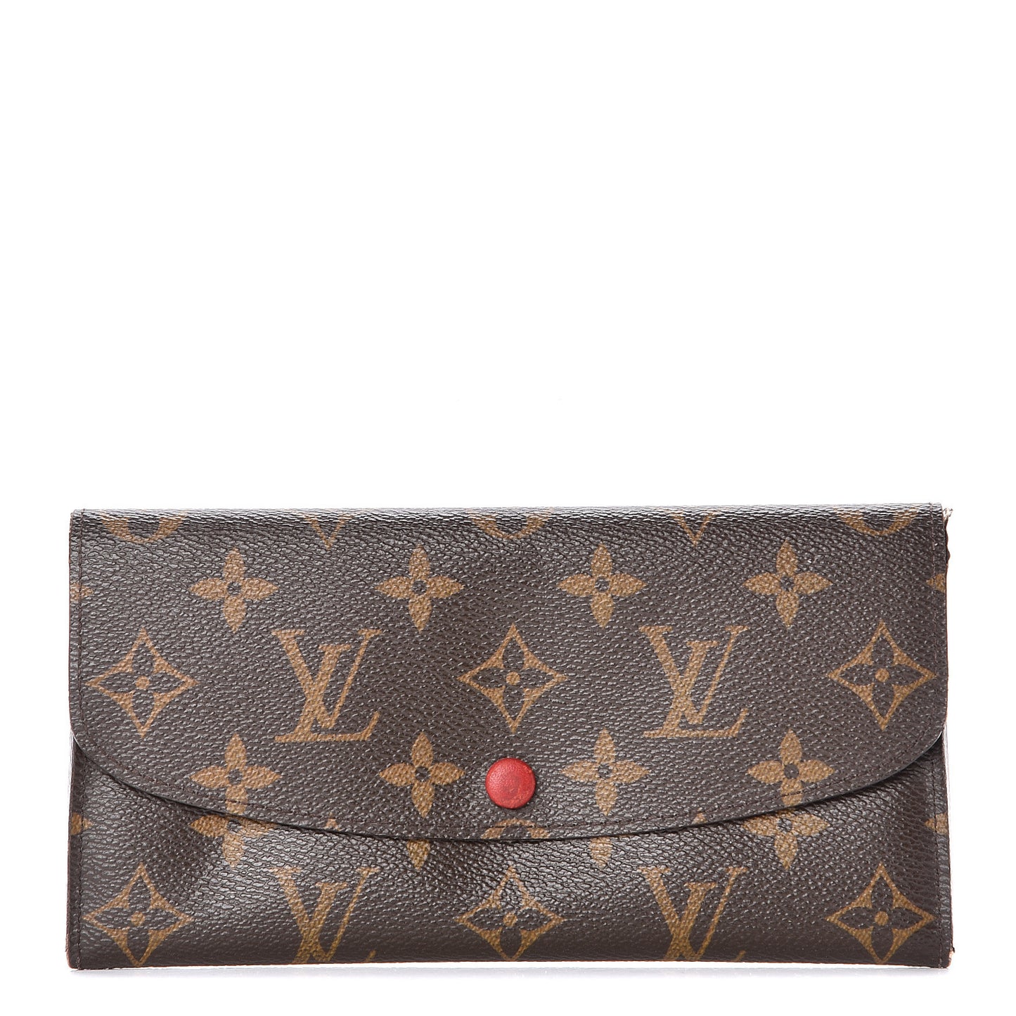 Monogram Emilie Wallet Red