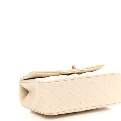 Chanel Caviar Quilted Mini Top Handle Rectangular Flap Beige 8 of 11
